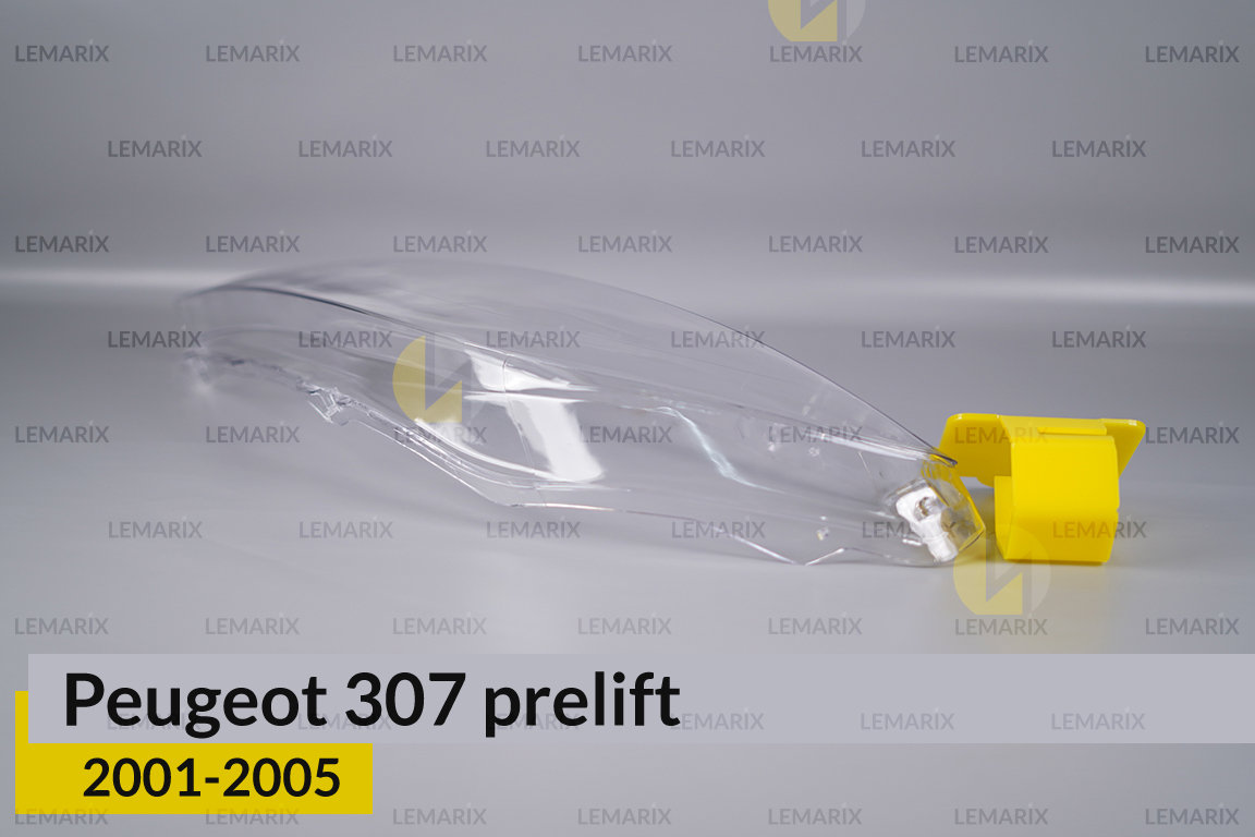 Скло фари Peugeot 307 (2001-2005) дорест ліве