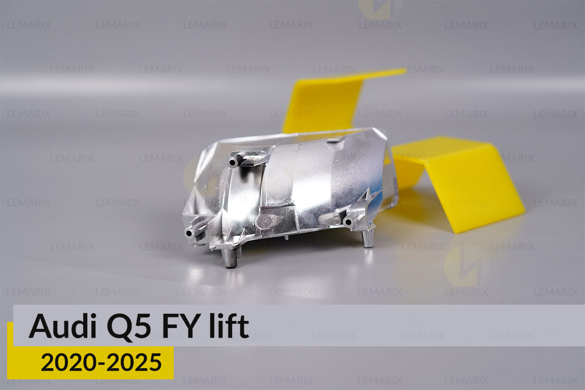 Хромований абажур фари Audi Q5 FY (2020-2025) рест лівий