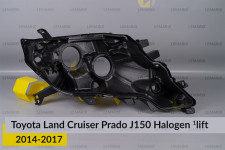 Корпус фары Toyota Land Cruiser Prado J150 Halogen (2014-2017) 1 рест правый