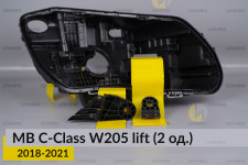Ремкомплект кріплення корпуса фар Mercedes-Benz C-Class W205 (2018-2021) рест правий – 2 од.