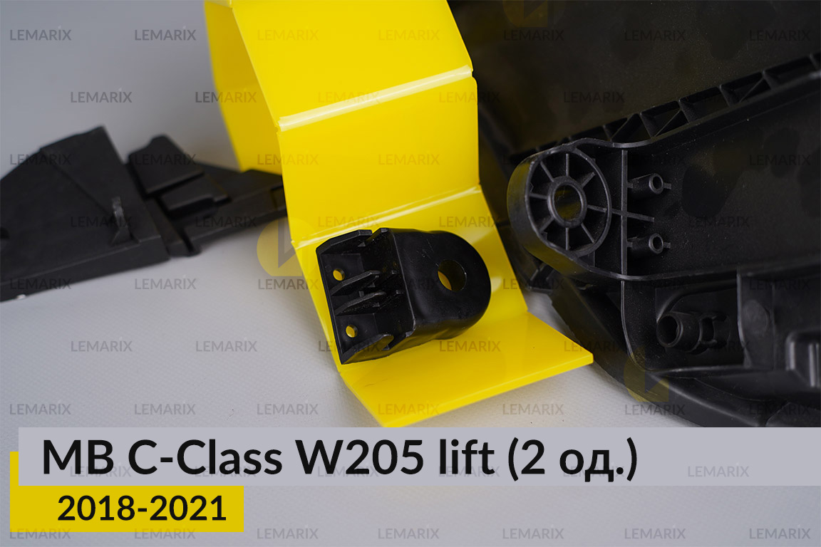 Ремкомплект кріплення корпуса фар Mercedes-Benz C-Class W205 (2018-2021) рест правий – 2 од.