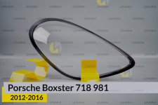Скло фари Porsche Boxster 718 981 (2012-2016) праве
