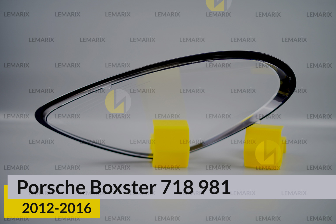 Скло фари Porsche Boxster 718 981 (2012-2016) праве