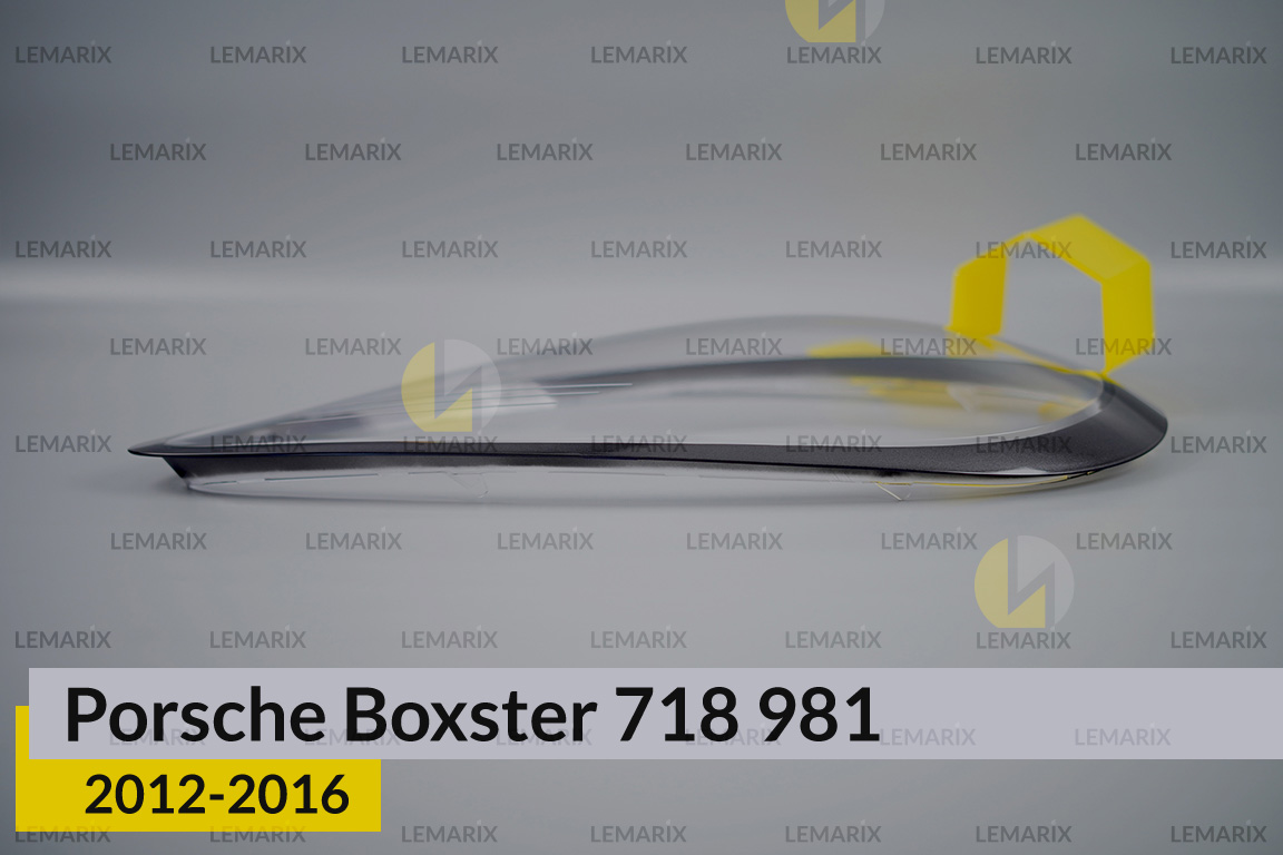 Скло фари Porsche Boxster 718 981 (2012-2016) праве