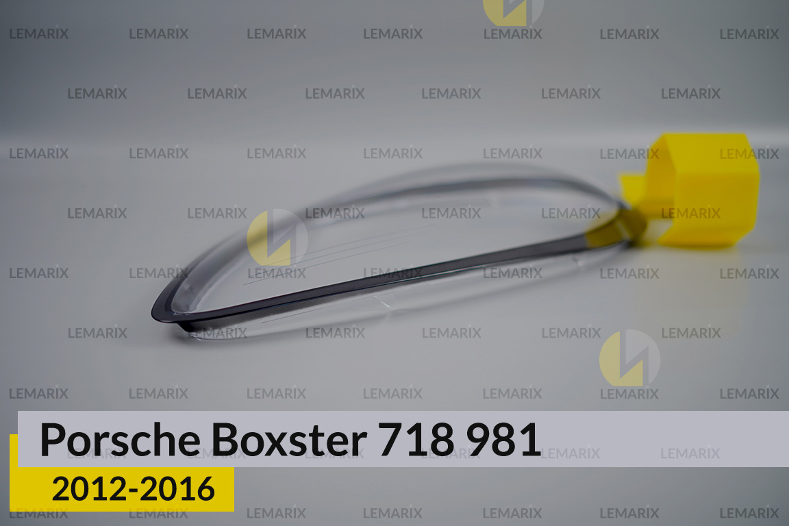 Скло фари Porsche Boxster 718 981 (2012-2016) праве