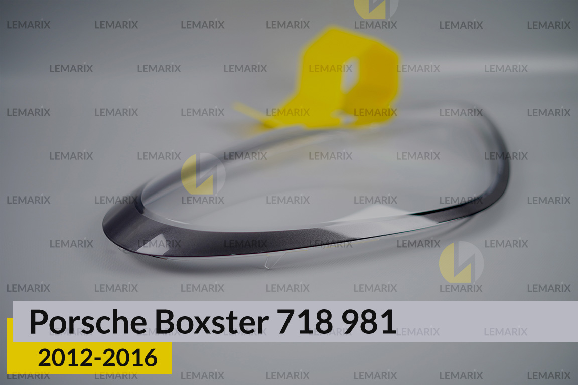 Скло фари Porsche Boxster 718 981 (2012-2016) праве