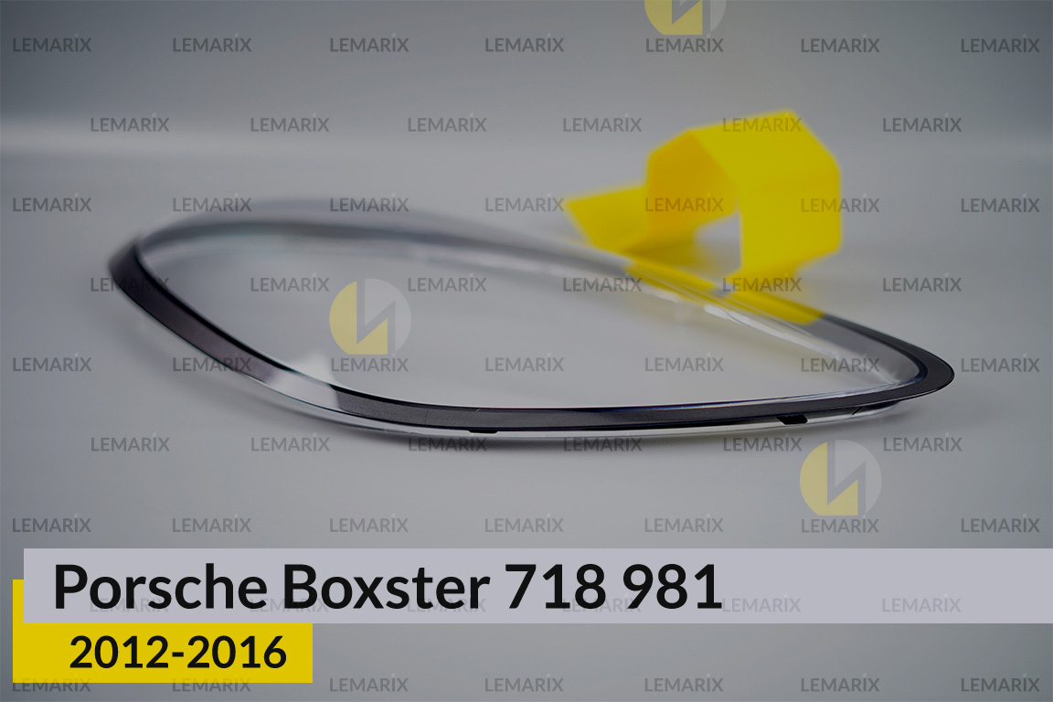 Скло фари Porsche Boxster 718 981 (2012-2016) праве