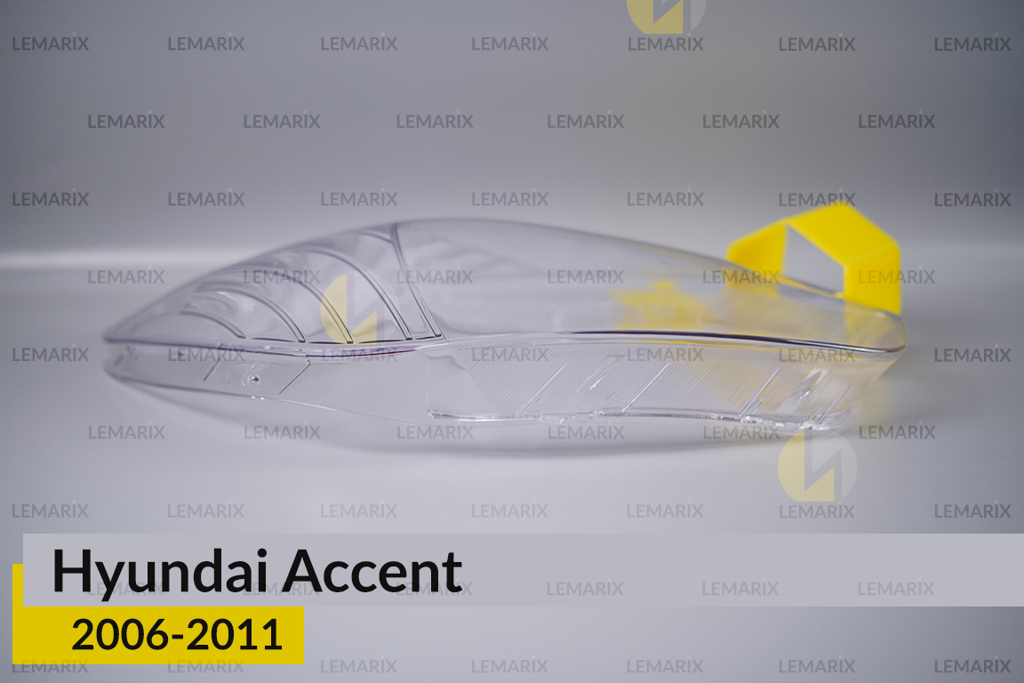 Скло фари Hyundai Accent (2006-2011) праве