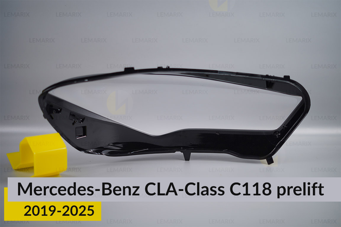 Скло фари Mercedes-Benz CLA-Class C118 (2019-2025) дорест ліве