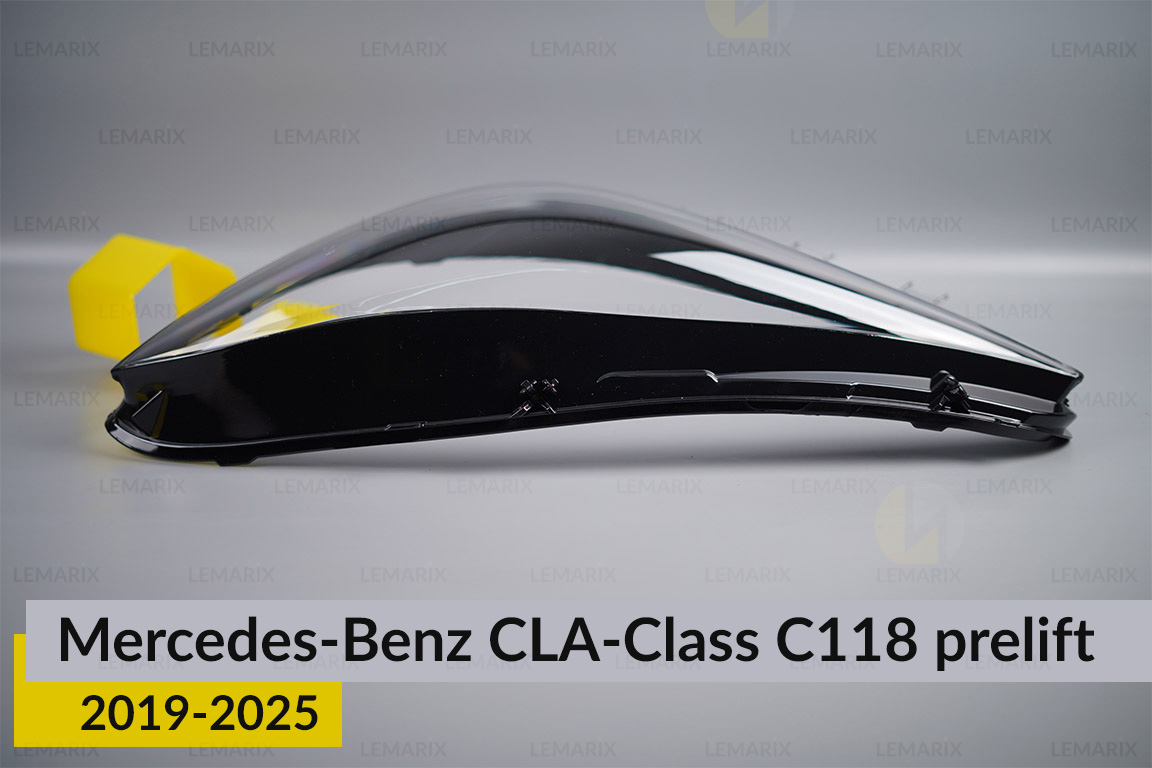 Скло фари Mercedes-Benz CLA-Class C118 (2019-2025) дорест ліве