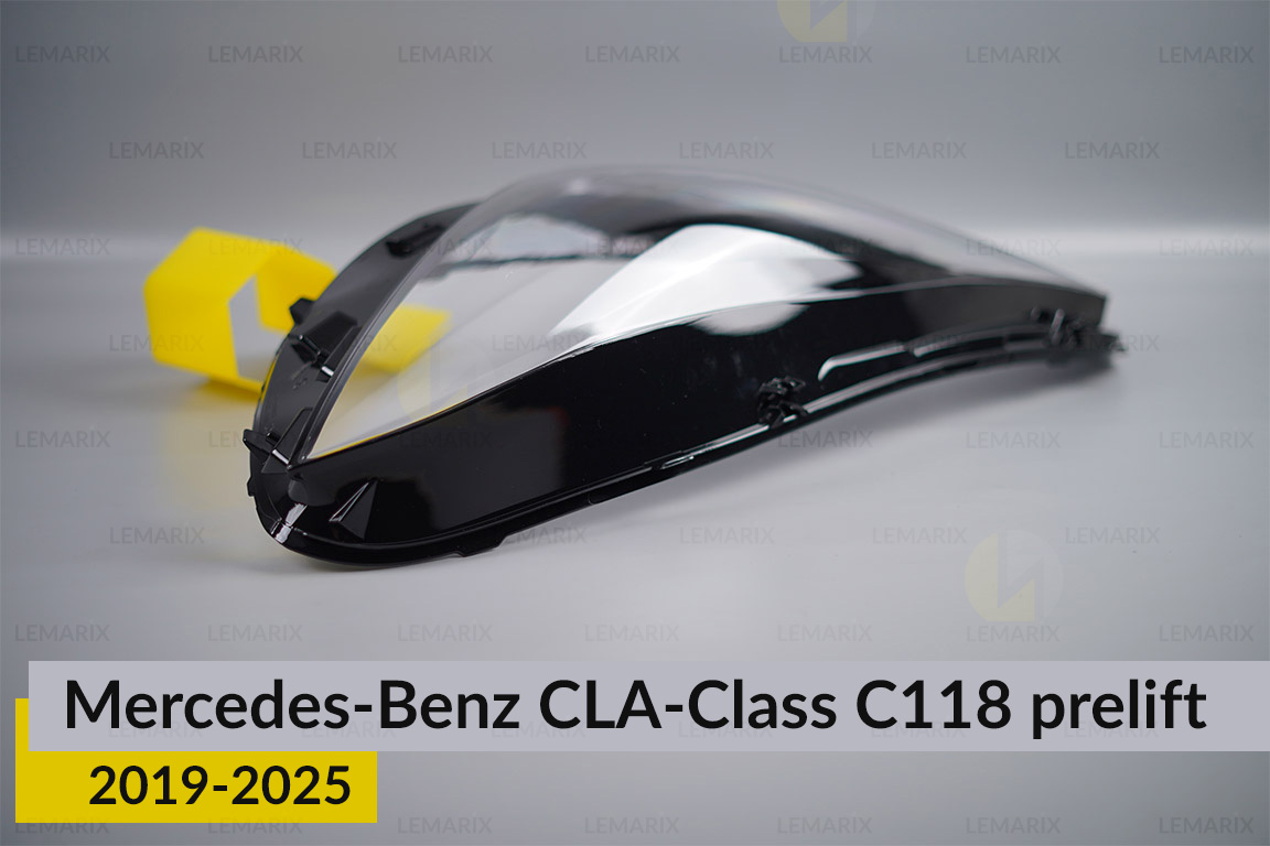 Скло фари Mercedes-Benz CLA-Class C118 (2019-2025) дорест ліве