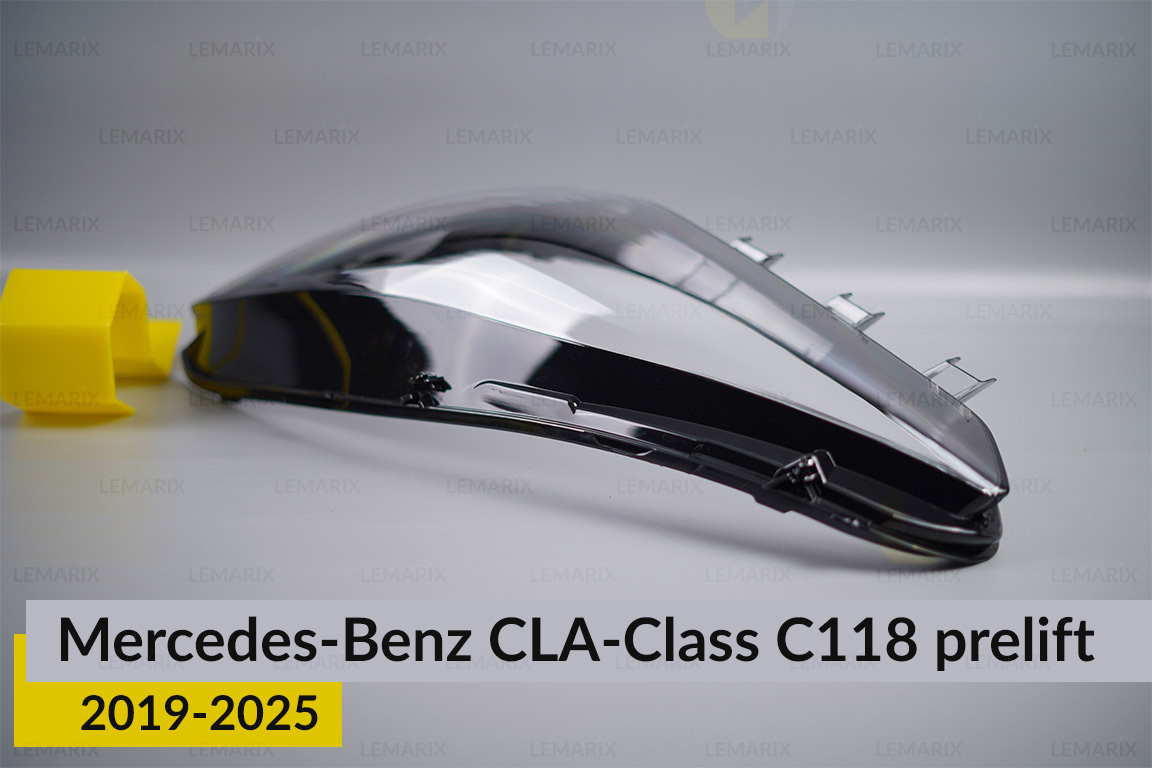 Скло фари Mercedes-Benz CLA-Class C118 (2019-2025) дорест ліве