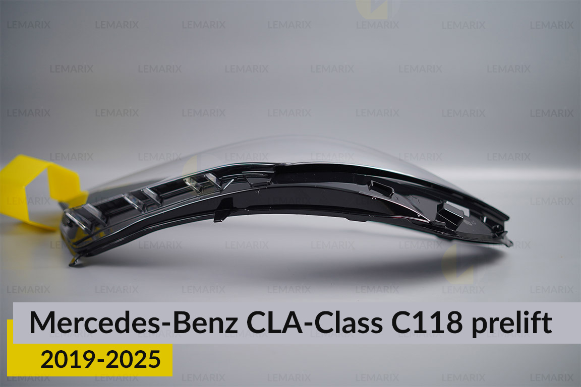 Скло фари Mercedes-Benz CLA-Class C118 (2019-2025) дорест ліве