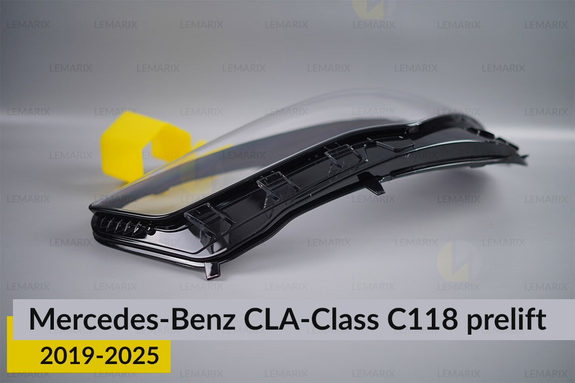 Скло фари Mercedes-Benz CLA-Class C118 (2019-2025) дорест ліве