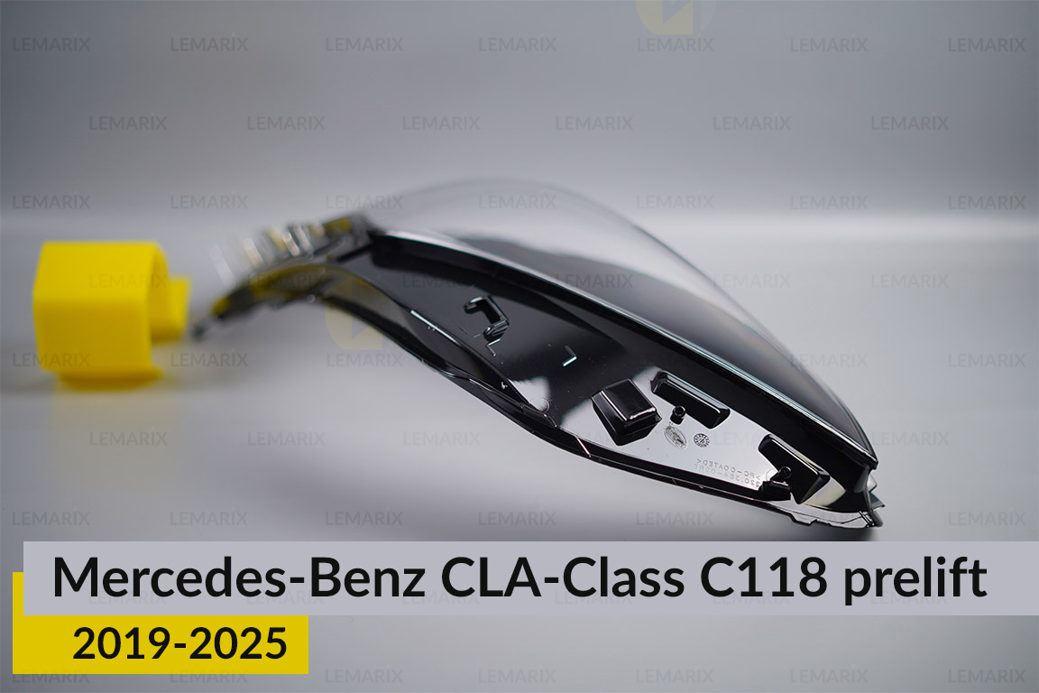 Скло фари Mercedes-Benz CLA-Class C118 (2019-2025) дорест ліве