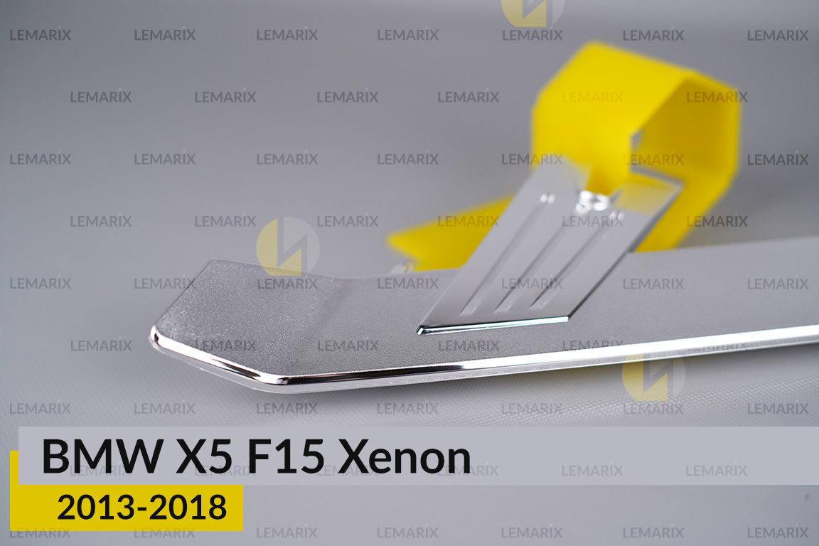 Хромированная декоративная маска нижняя BMW X5 F15 Xenon (2013-2018) левая