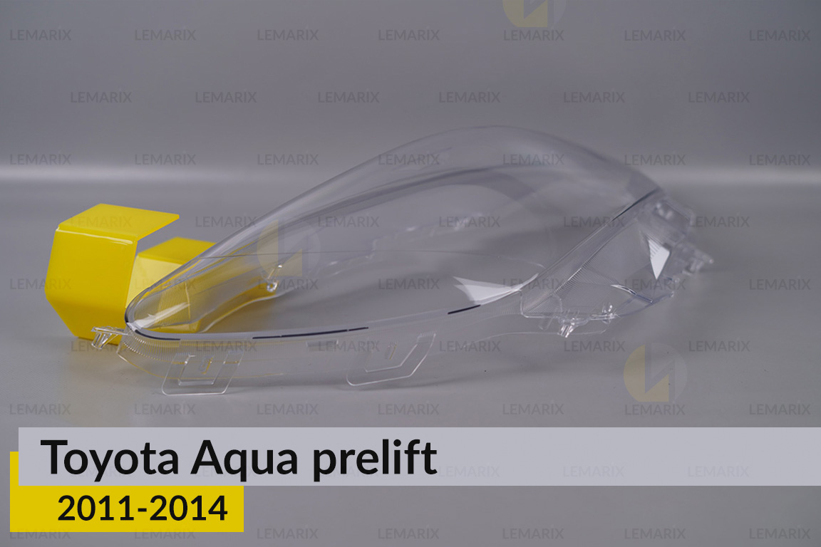 Скло фари Toyota Aqua (2011-2014) дорест праве