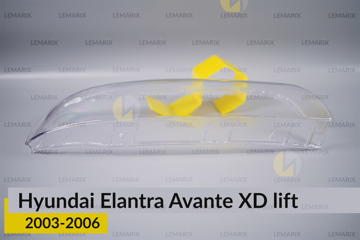 Скло фари Hyundai Elantra Avante XD (2003-2006) рест праве