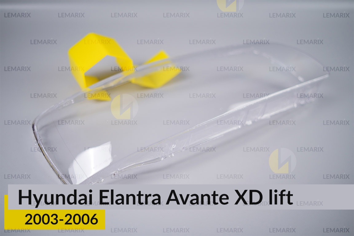 Скло фари Hyundai Elantra Avante XD (2003-2006) рест праве
