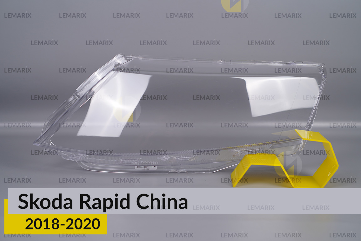 Скло фари Skoda Rapid China (2018-2020) ліве