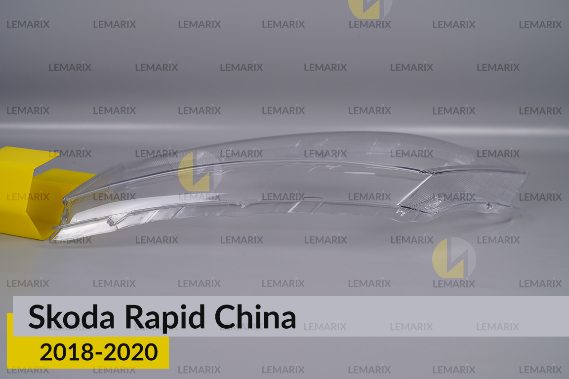 Скло фари Skoda Rapid China (2018-2020) ліве