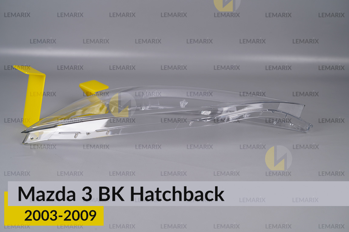 Скло фари Mazda 3 BK Hatchback (2003-2009) ліве
