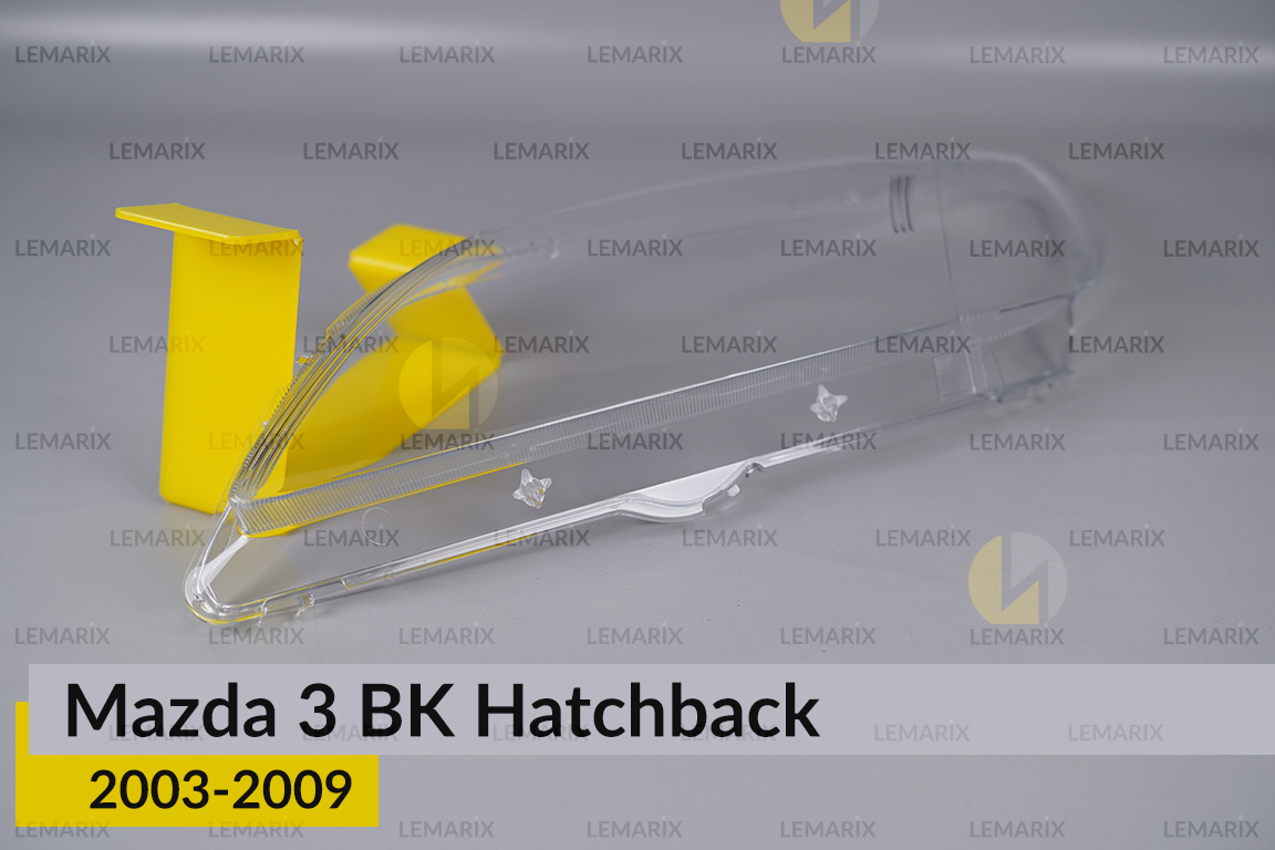 Скло фари Mazda 3 BK Hatchback (2003-2009) ліве