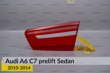 Скло заднього ліхтаря внутрішнє в кришці багажника Audi A6 C7 Sedan (2010-2014) дорест праве