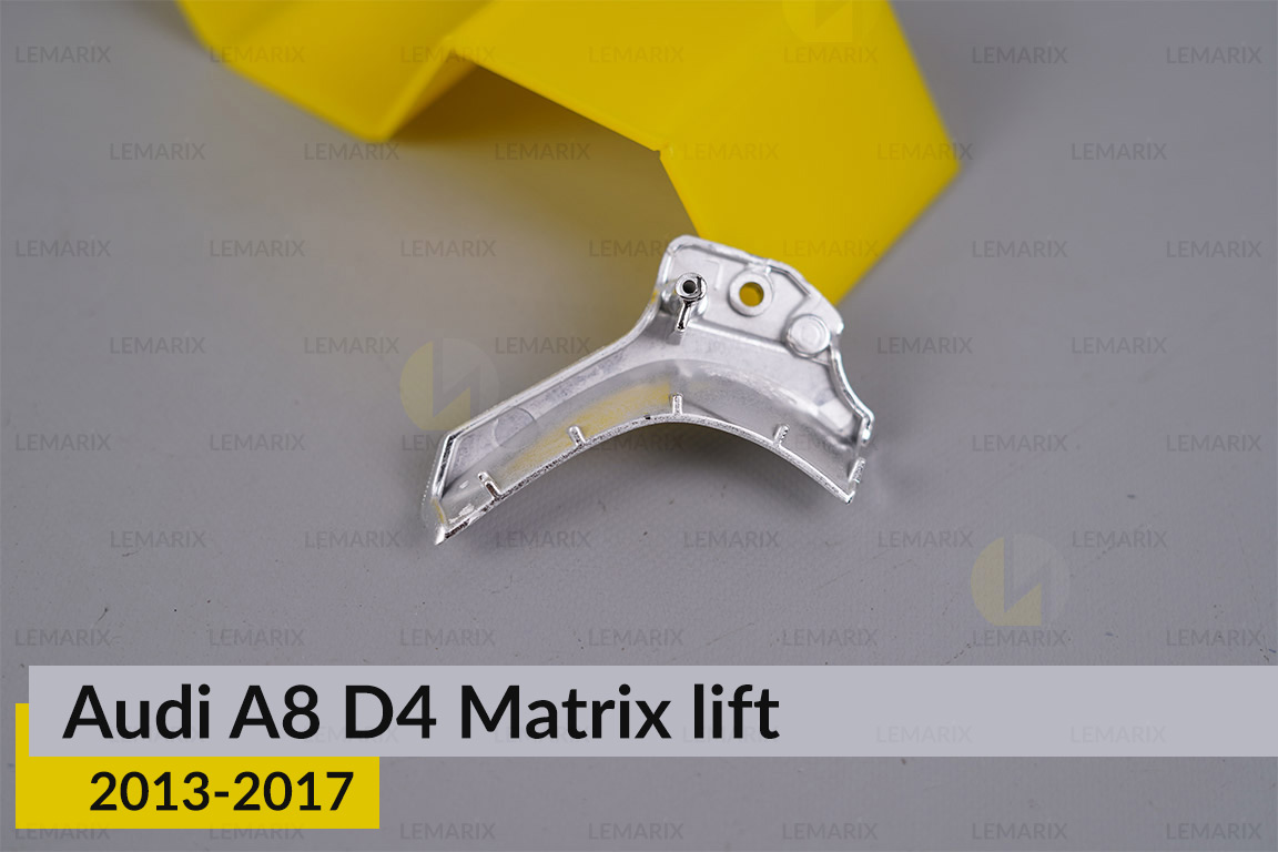 Хромована маска відбивача 6 Audi A8 D4 Matrix (2013-2017) рест ліва