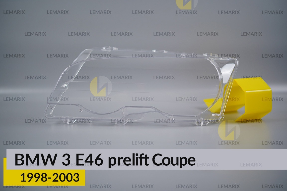 Скло фари BMW 3 E46 Coupe (1998-2003) дорест ліве