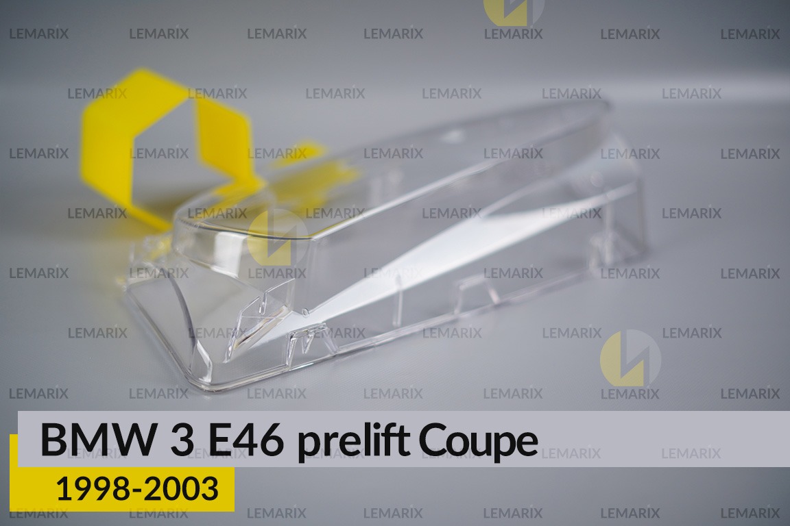 Скло фари BMW 3 E46 Coupe (1998-2003) дорест ліве