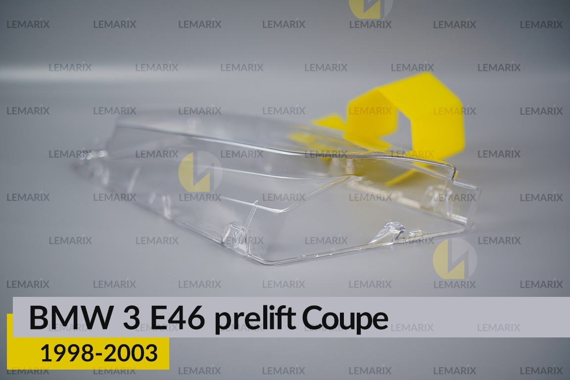 Скло фари BMW 3 E46 Coupe (1998-2003) дорест ліве