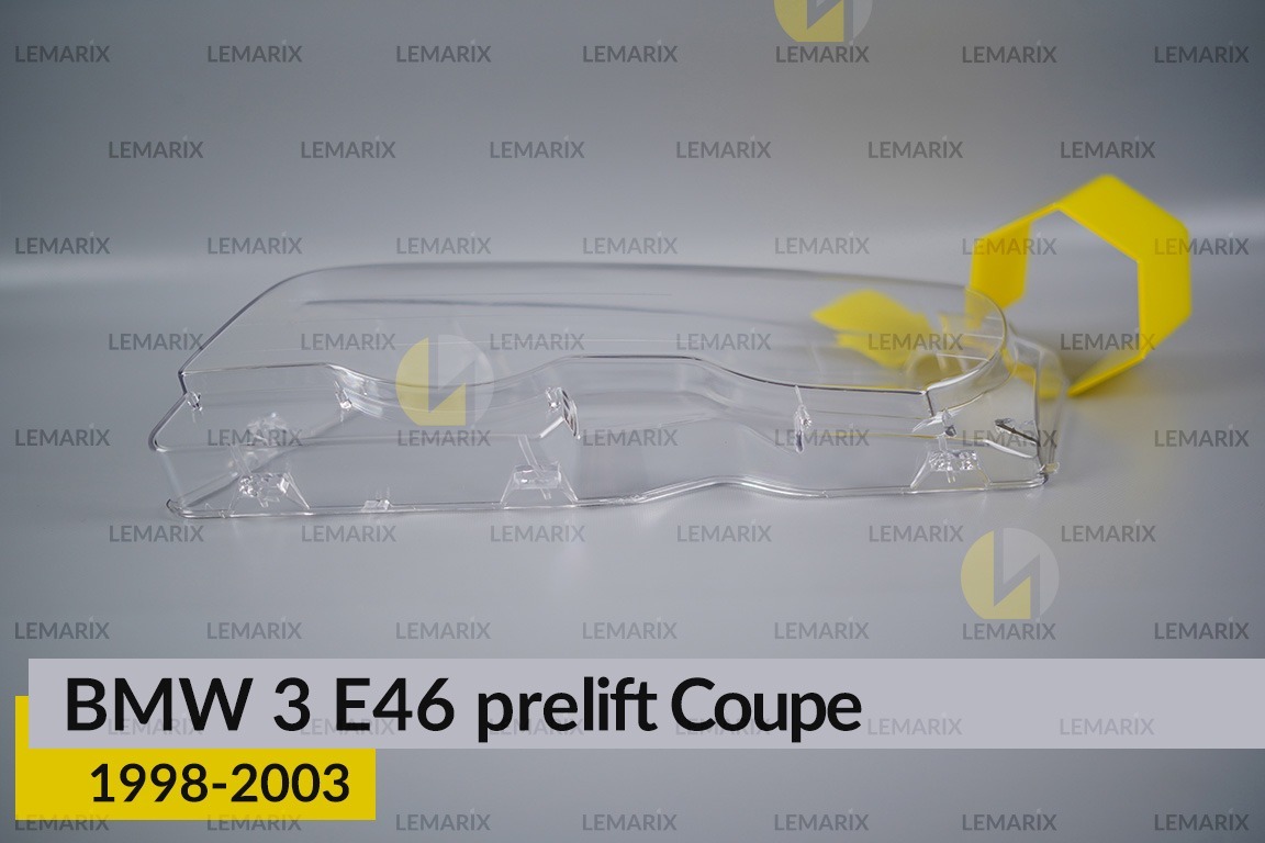 Скло фари BMW 3 E46 Coupe (1998-2003) дорест ліве