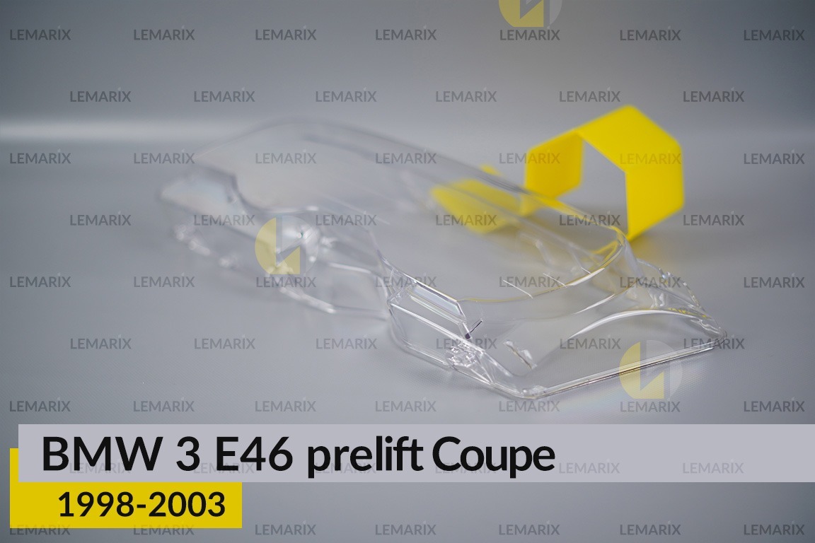 Скло фари BMW 3 E46 Coupe (1998-2003) дорест ліве