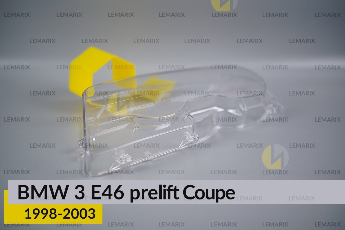 Скло фари BMW 3 E46 Coupe (1998-2003) дорест ліве