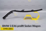 Захисна планка резинова на фару BMW 3 E46 Sedan Wagon (1998-2001) дорест ліва