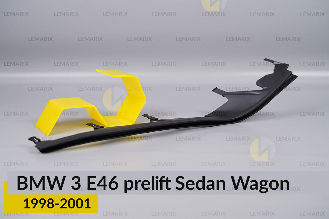 Захисна планка резинова на фару BMW 3 E46 Sedan Wagon (1998-2001) дорест ліва