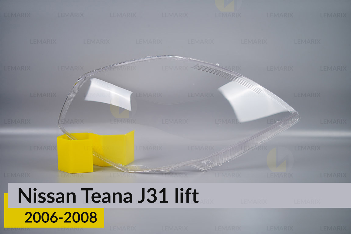 Скло фари Nissan Teana J31 (2006-2008) рест праве