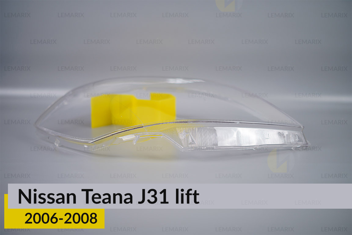 Скло фари Nissan Teana J31 (2006-2008) рест праве