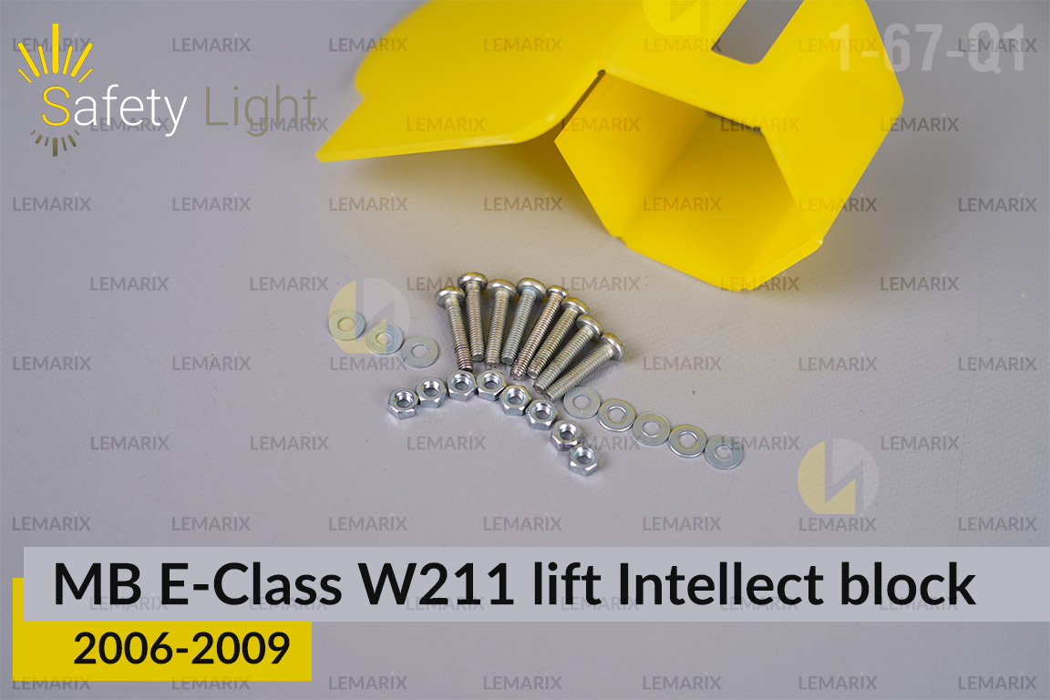 Перехідна рамка для Mercedes-Benz E-Class W211 Intellect block (2006-2009) рест