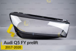 Скло фари Audi Q5 FY (2017-2020) дорест праве