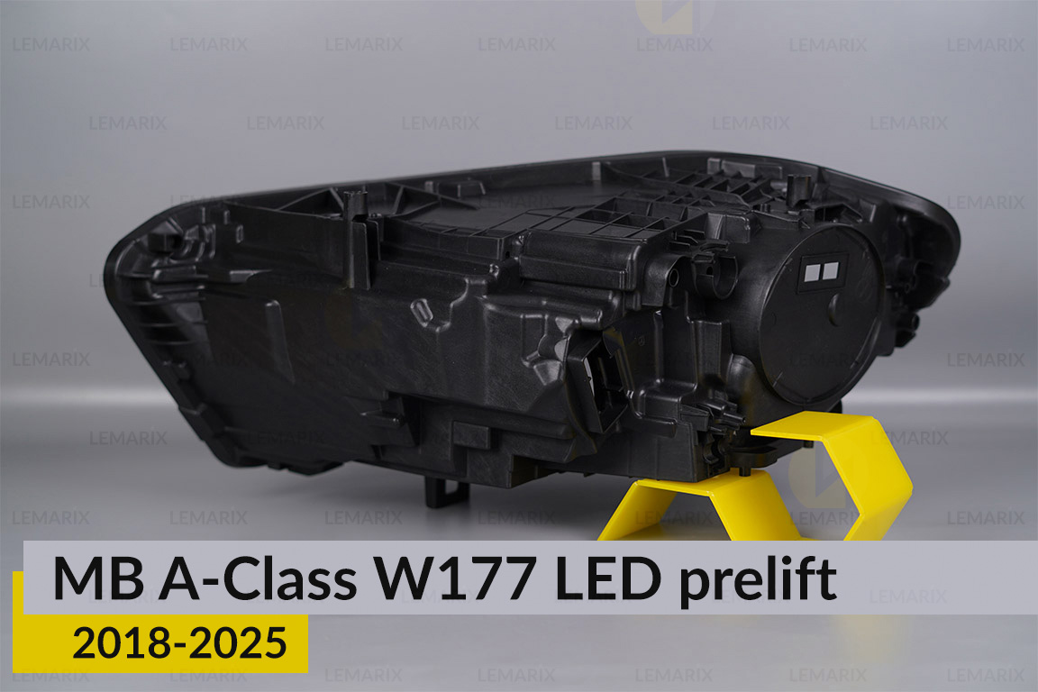 Корпус фари Mercedes-Benz A-Class W177 LED (2018-2025) дорест правий
