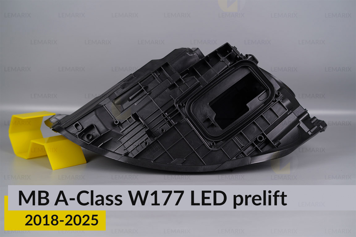 Корпус фари Mercedes-Benz A-Class W177 LED (2018-2025) дорест правий