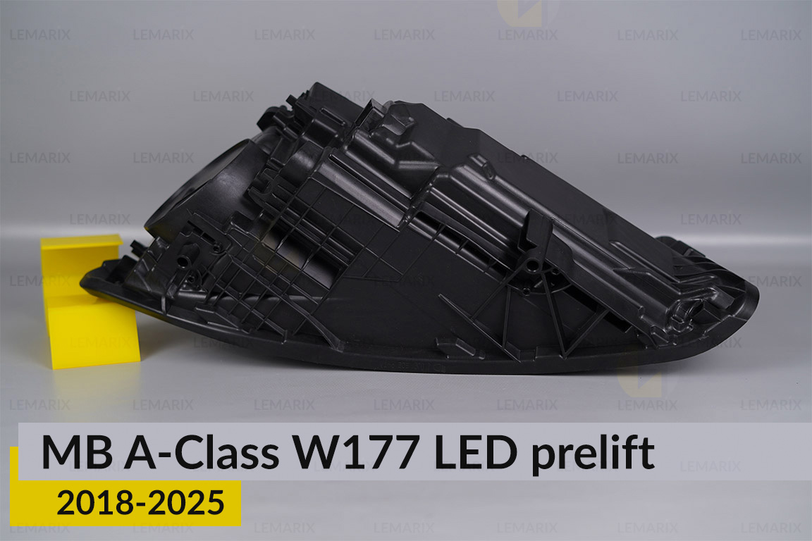 Корпус фари Mercedes-Benz A-Class W177 LED (2018-2025) дорест правий