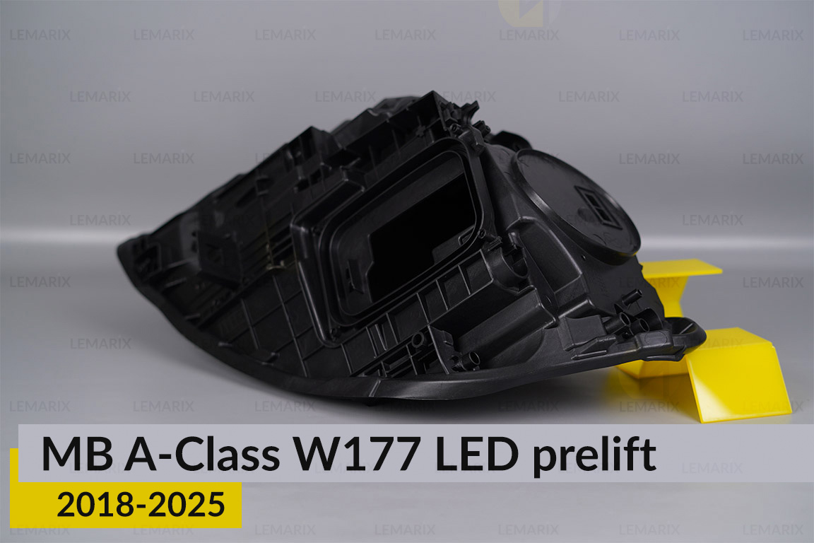 Корпус фари Mercedes-Benz A-Class W177 LED (2018-2025) дорест правий