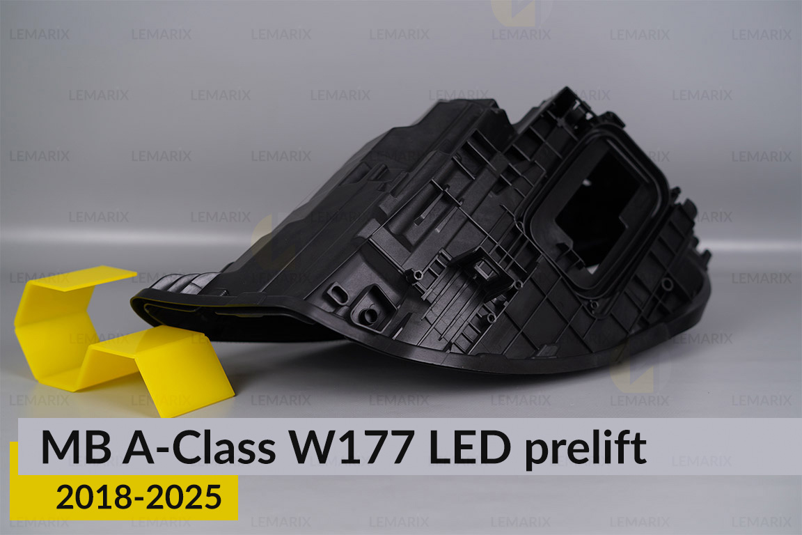 Корпус фари Mercedes-Benz A-Class W177 LED (2018-2025) дорест правий