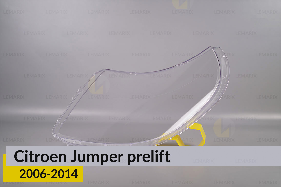 Скло фари Citroen Jumper (2006-2014) дорест праве