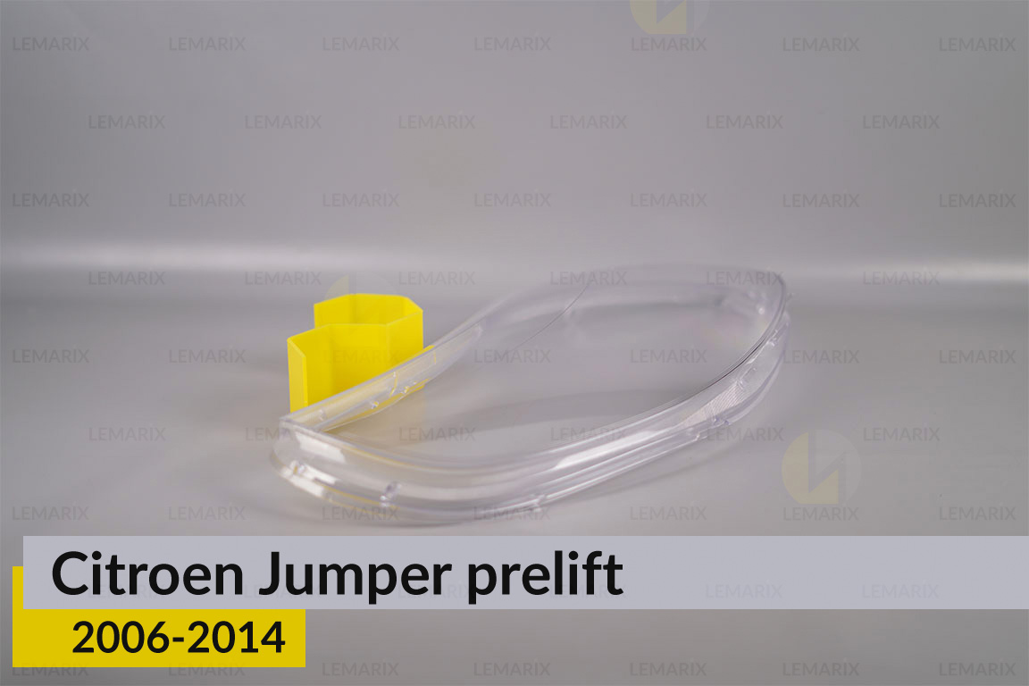Скло фари Citroen Jumper (2006-2014) дорест праве