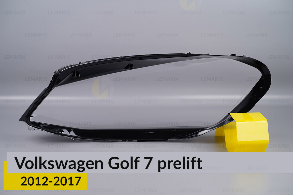 Скло фари VW Volkswagen Golf 7 (2012-2017) дорест праве