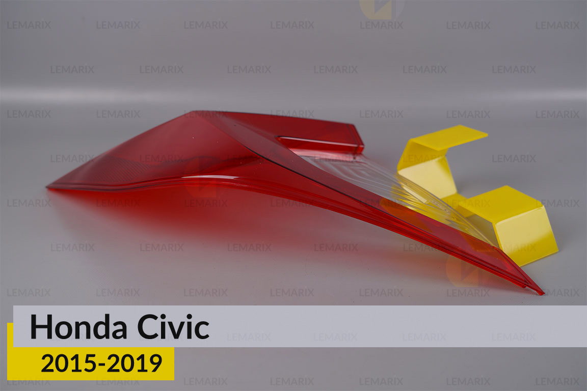 Скло заднього ліхтаря зовнішнє в крилі Honda Civic (2015-2019) ліве